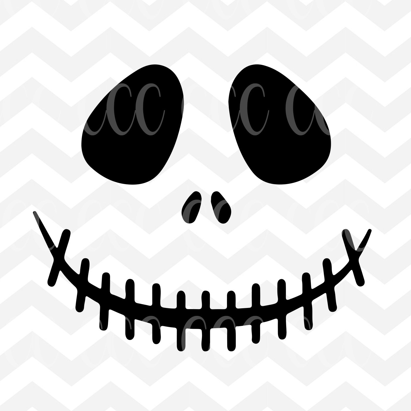 Download Jack Skellington Face The Nightmare Before Christmas SVG ...