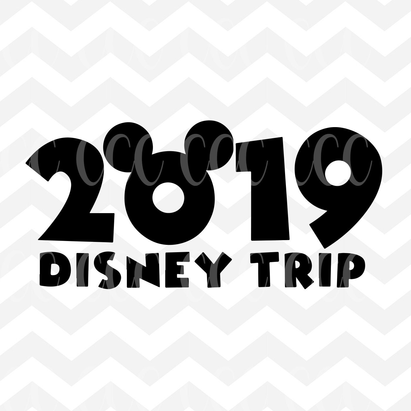 Download 2019 Disney Trip SVG Cutting File | Etsy