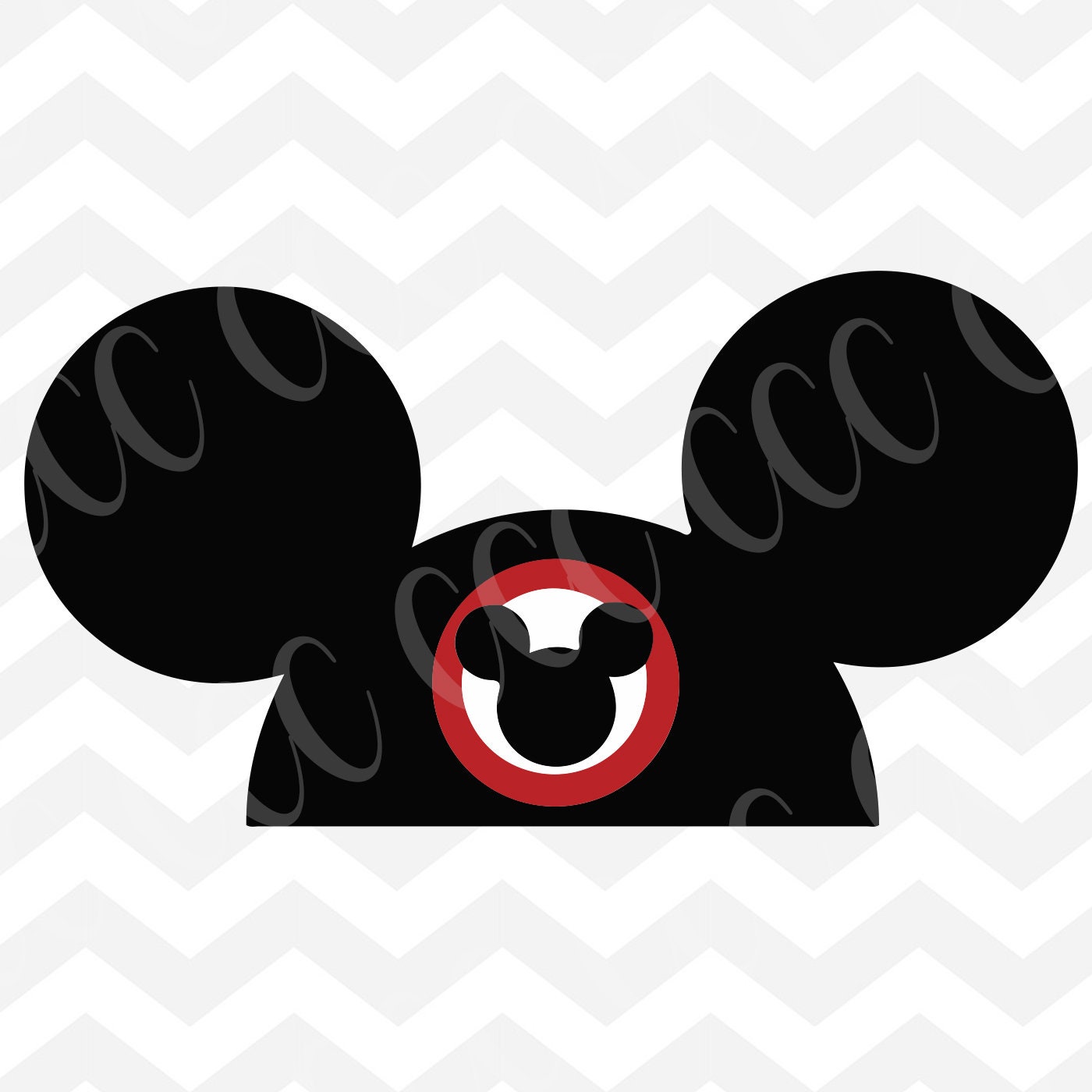 Download Mickey Mouse Ear Hat SVG Cutting File | Etsy