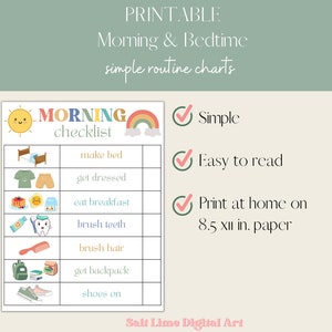 Printable checklist for kids, printable checklist for kids, children's routine tracker, daily task list for kids, bedtime routine chart, chore chart for kids, toddler daily task list, sticker chore chart