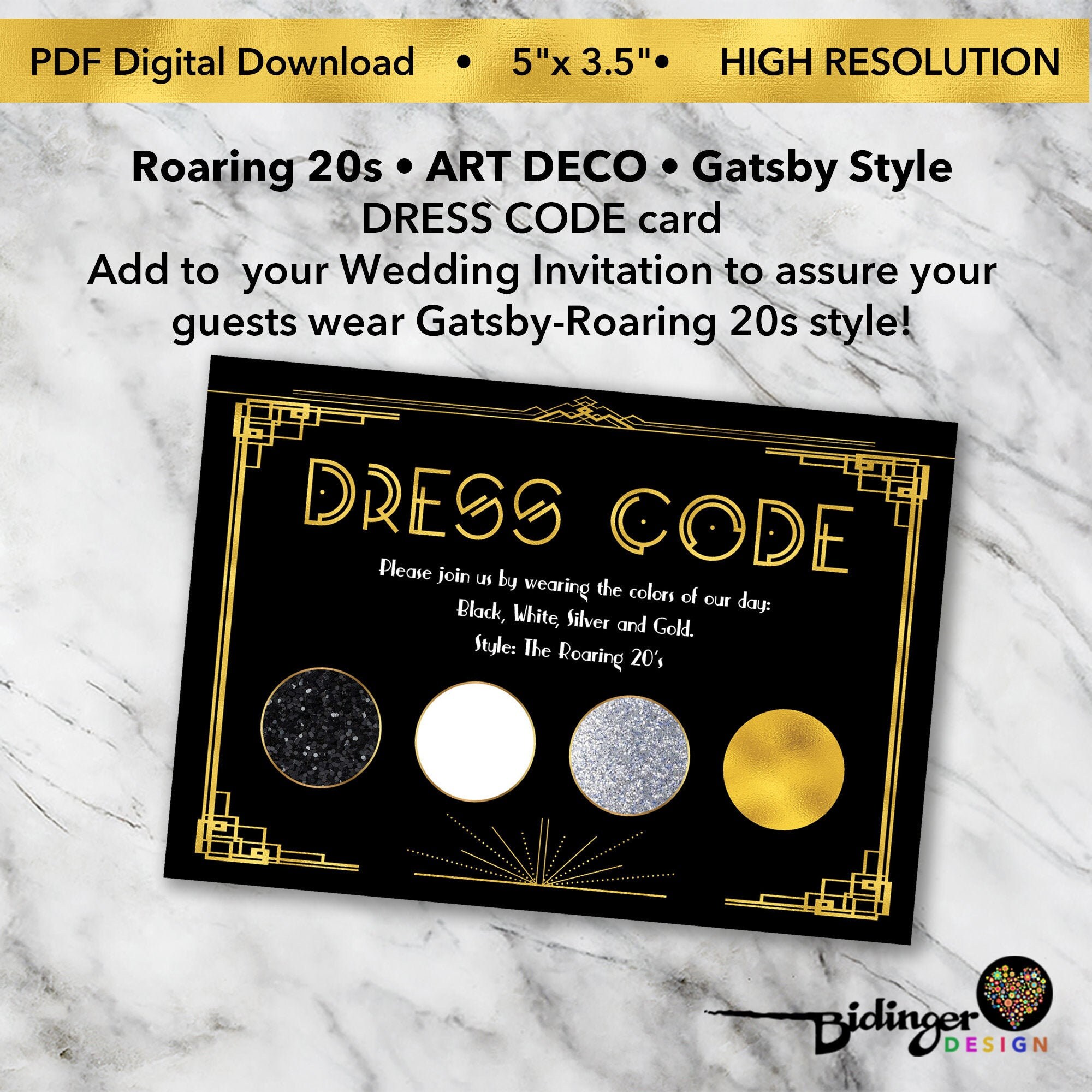 dress code 20s