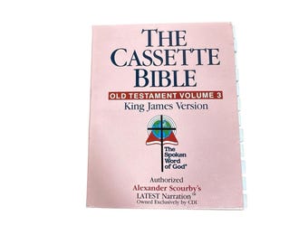 Bible on Cassette Tape Old Testament King James Version KJV Set of 12 Tapes #3