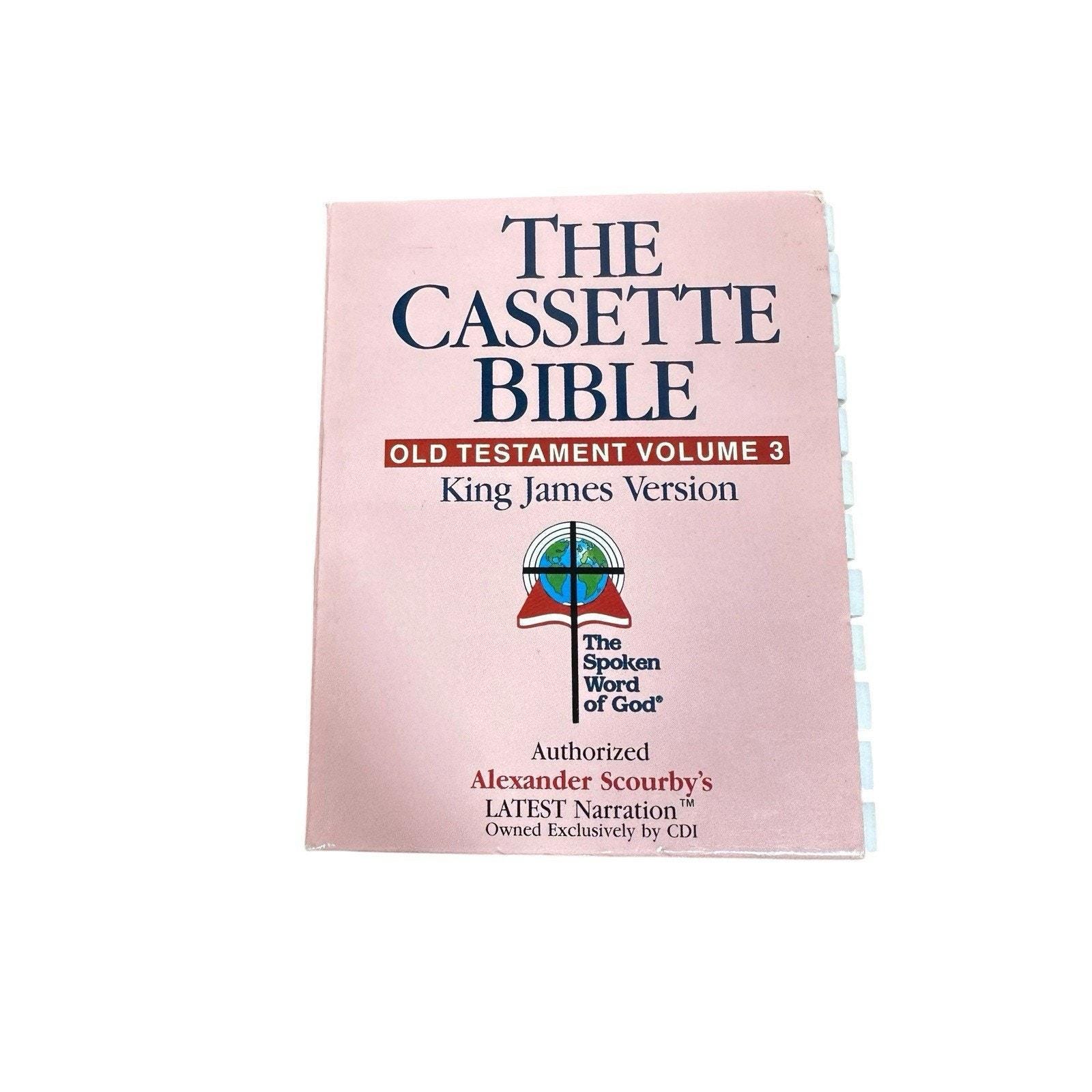 Bible on Cassette Tape Old Testament King James Version KJV Set of 12 ...