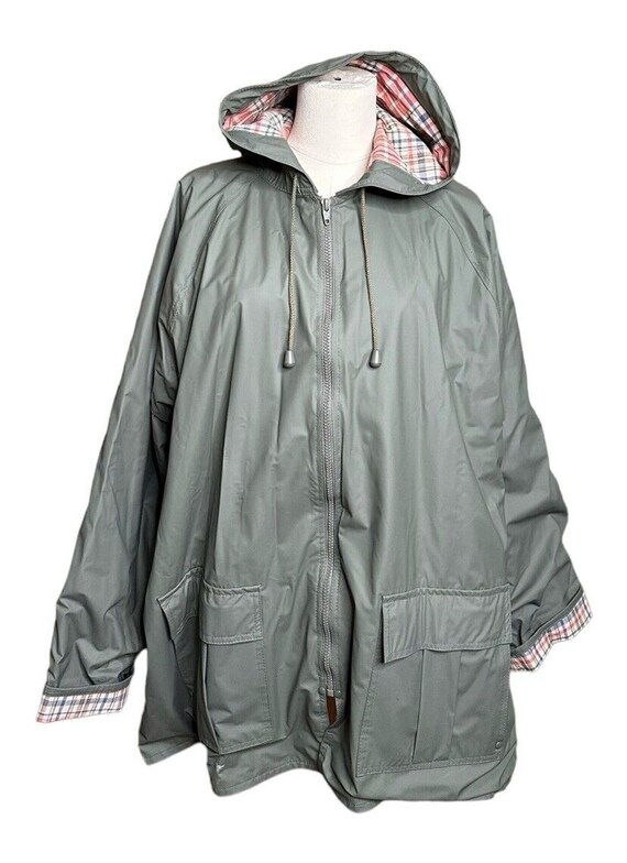 Vtg Misty Harbor Rain Jacket Coat Womens 2X Lined 