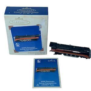 Hallmark Keepsake Ornament 2003 Lionel Train 4449 Daylight Steam Locomotive