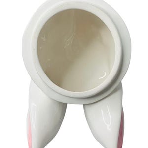 Carson Dragon Co. White Easter Bunny Rabbit Ceramic Cookie Jar 13