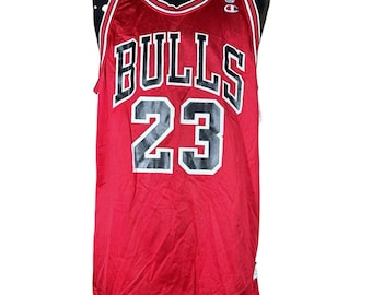 Vintage Champion Chicago Bulls Michael Jordan 90s NBA Jersey Size