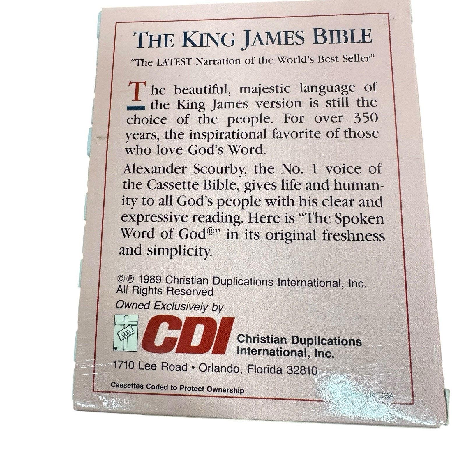 Bible on Cassette Tape Old Testament King James Version KJV Set of 12 ...