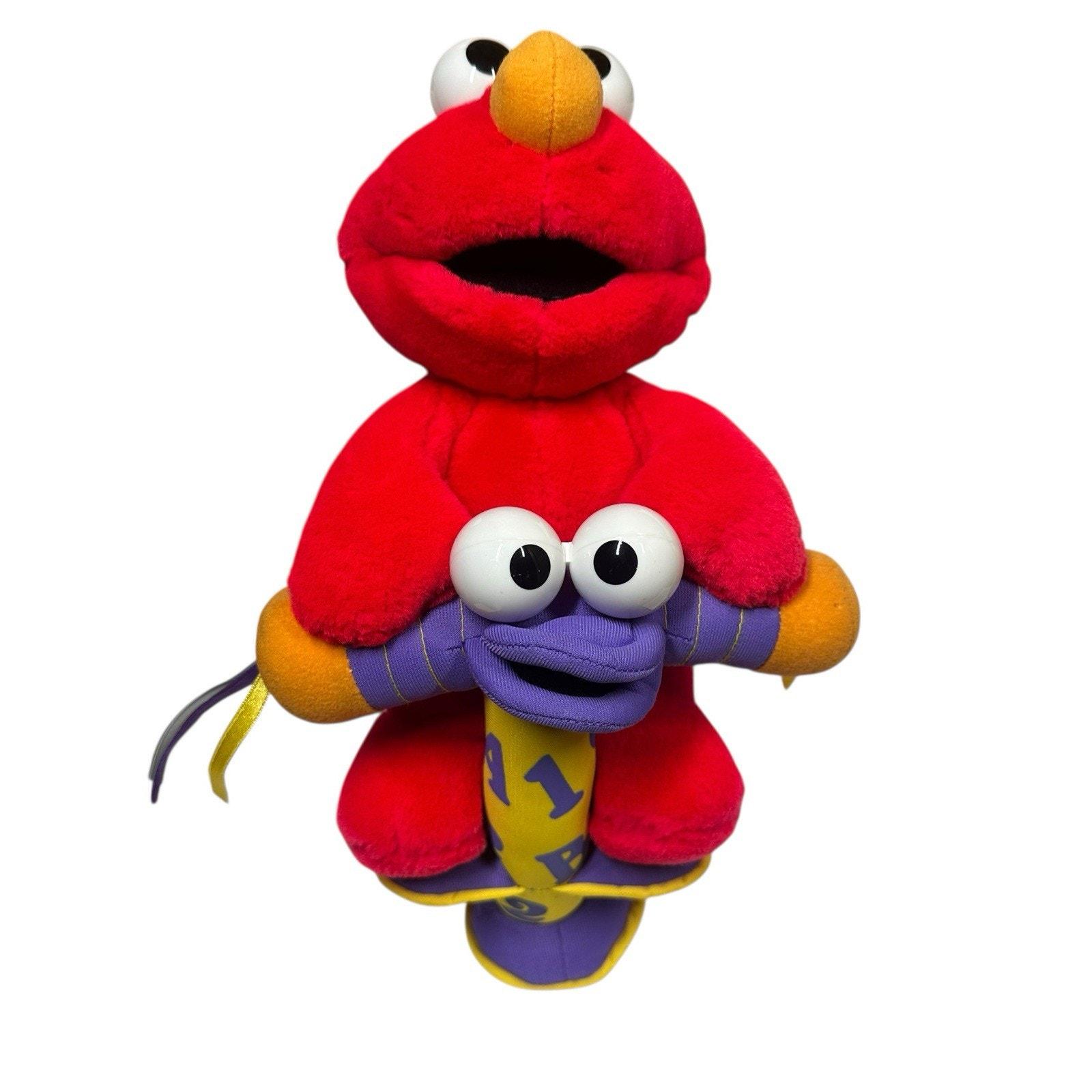 Jump and Learn Elmo Plush Stuffed Toy W Sounds Sesame Street