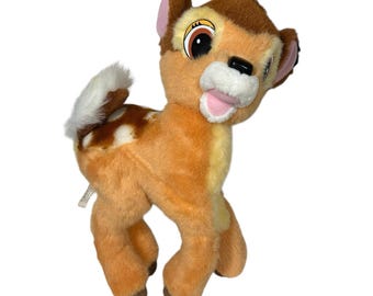 Peluche de ciervo Bambi de 15 pulgadas, Mattel Walt Disney, vintage de 1992