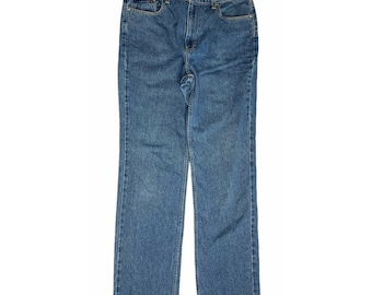 Vintage Juniors Tommy Hilfiger Proste Nogawki Wysoki Stan Mom Jeans Rozmiar 11 Retro