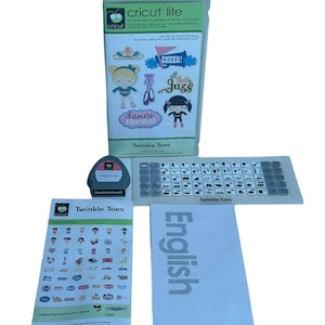Twinkle Toes Cricut Patrone Tanz Recital Cheer Jazz Ballett Komplett In Box
