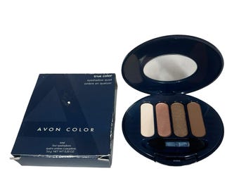 Vtg Avon True Color Eyeshadow Quad Cocoa Glow NEW Old Stock Discontinued 2004