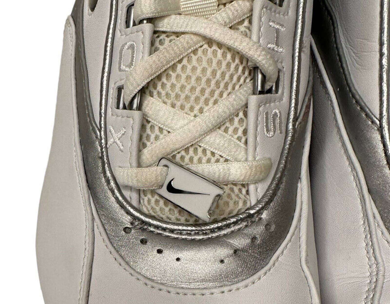 Vtg 2003 Nike Shox Status TB White Metallic Silver Chrome  display picture 2