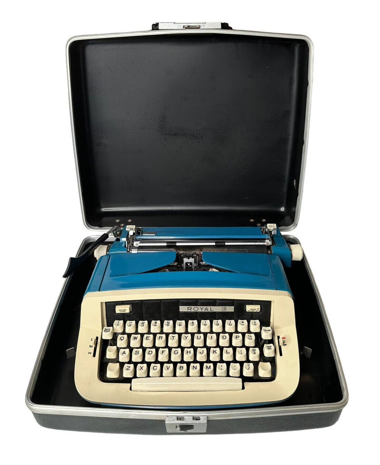 新品タグ付 MADISONBLUE B.D. SH TYPEWRITER Blue Royal Typewriter - Etsy