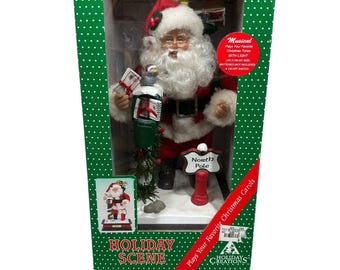 ヴィンテージ ミスタークリスマス ゼンマイ式ミュージカルサンタ 