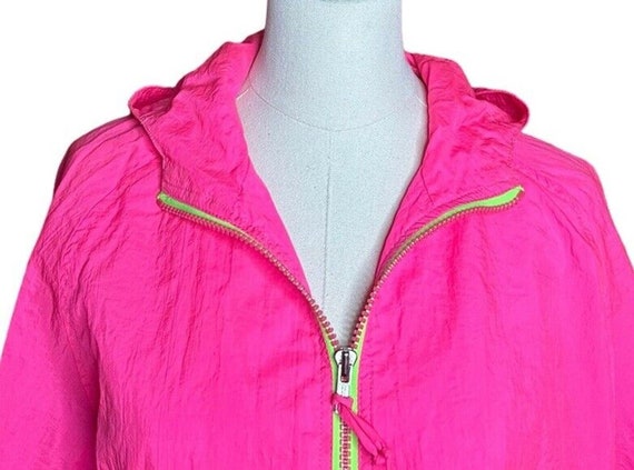 Vtg 80s 90s Windbreaker Jacket Be In The Current … - image 2