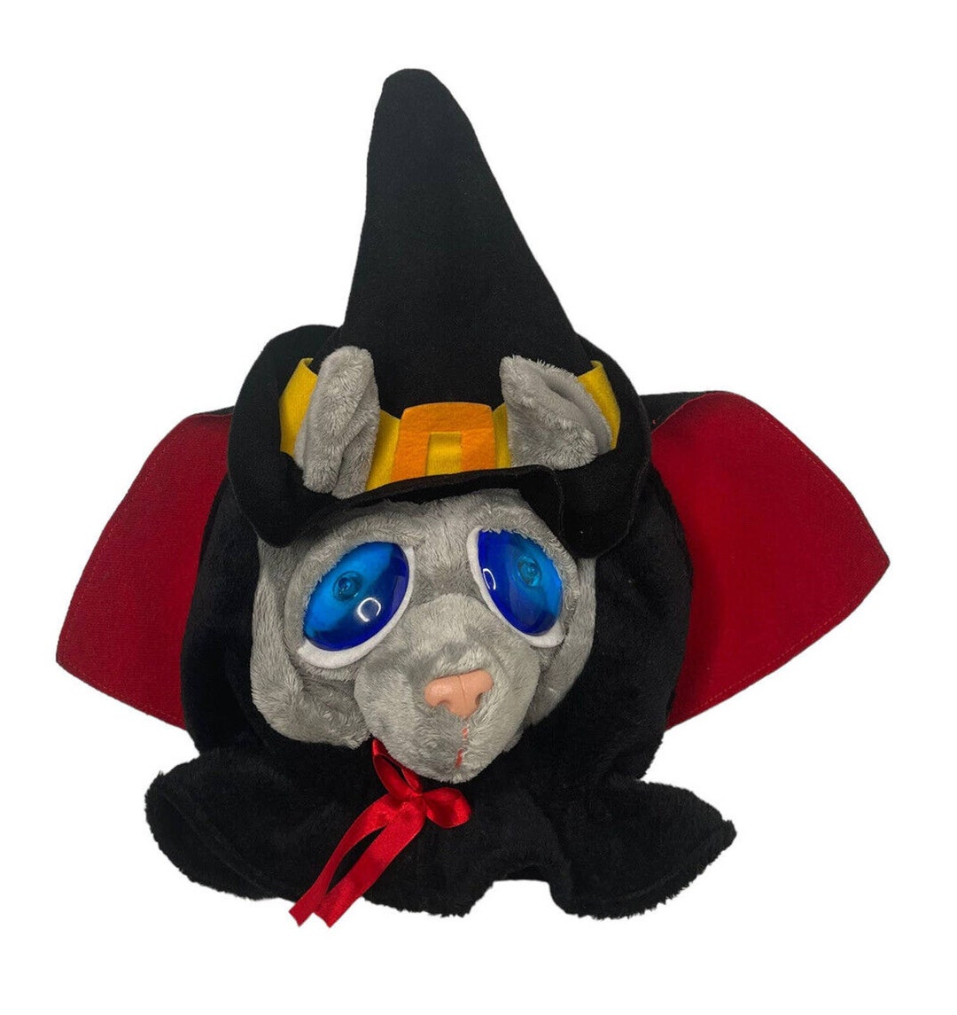 Vintage Russ Berrie Black Plush Magic Cat Halloween Witch RARE - Etsy