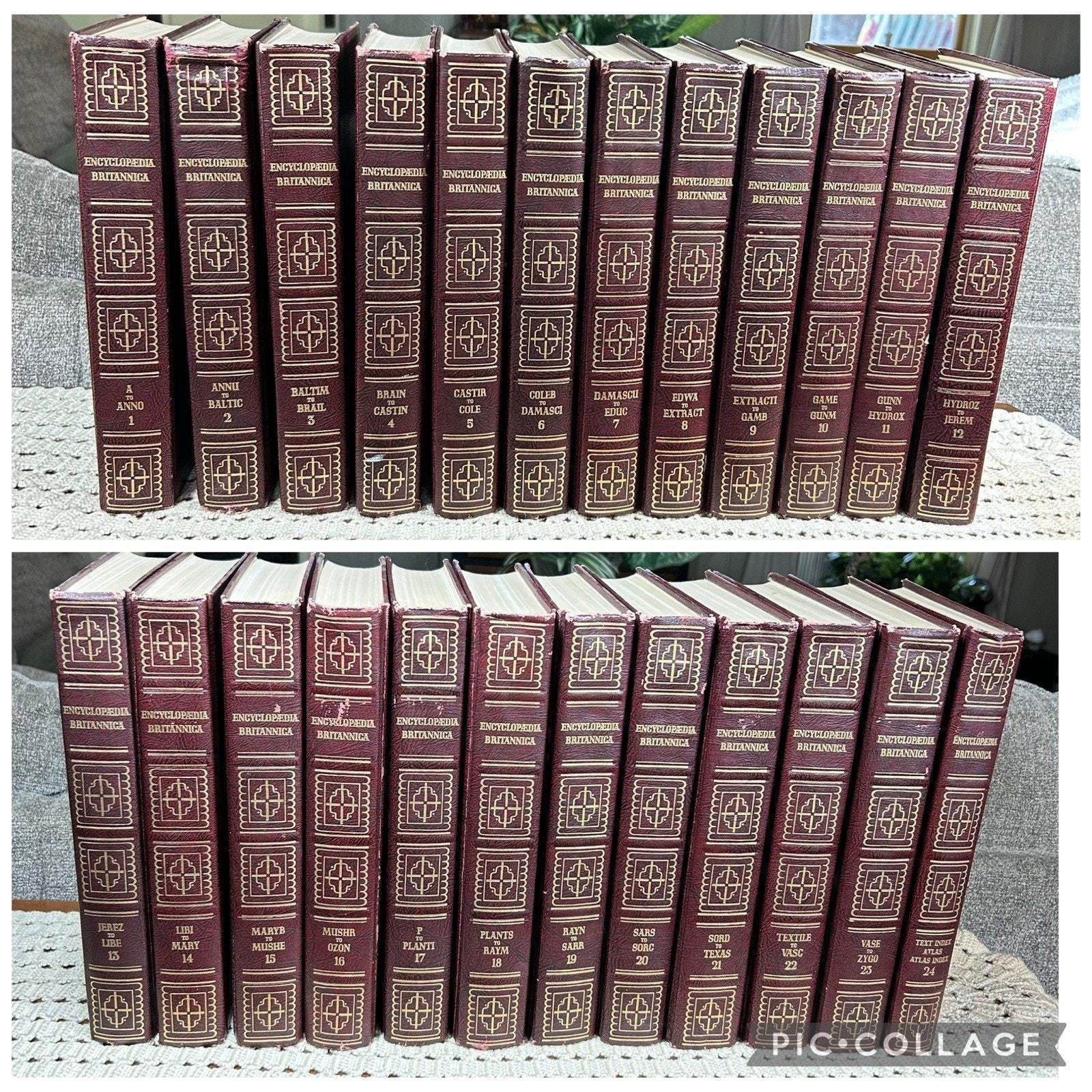 Britannica Books Set - Etsy