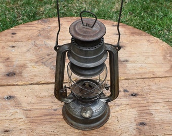 Vintage Gas Lantern, German BAT Lantern, Gas Lantern, Lantern, Primitive Wall Lamp, Retro Gas Lantern, Farmhouse Lamp, Primitive Lighting