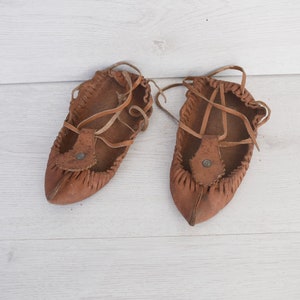 Antique children&#39;s shoes, Children&#39;s shoes from natural leather, Antiques, handmade children&#39;s shoes, Collector&#39;s gift
