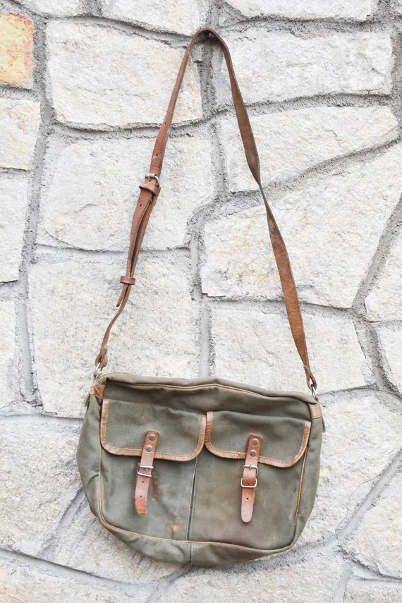Vintage Shoulder Bag, Compact Shoulder Bag for Hiking, Shoulder