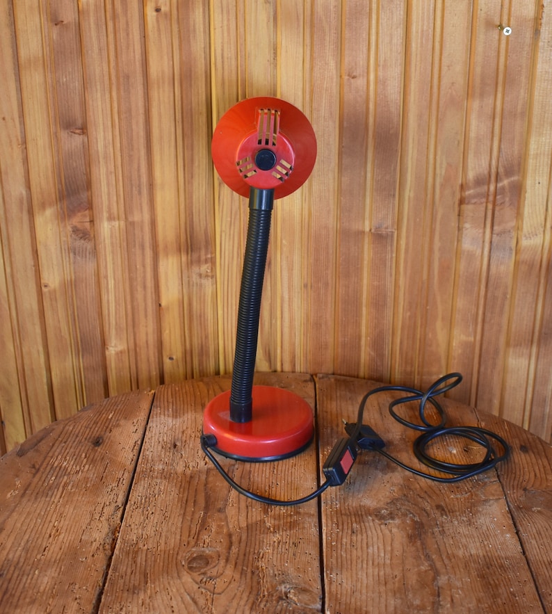 Old Night Lamp Night Table Lamp Desk Lamp Office Lamp Plastic Lamp 1970s Retro Lamp Vintage Electric Lamp Vintage Plastic Night Lamp