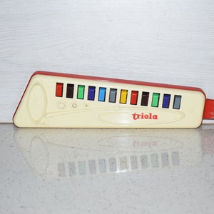 Germany Triola, Musical Toy Triola, Children's Triola, Toy Flute, Retro Musical Toy, Vintage Triola, Made in Germany
