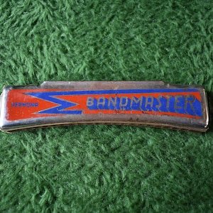BANDMASTER German Harmonica, Mouth musical instrument, Vintage Harmonica, Pocket Harmonica, Rare Collectible Musical Instruments