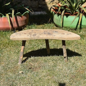 Antique Wooden Stool, Primitive Wooden Stool, Handmade Stool, Three Leg Stool, Antique Stool, Primitive Stool, Small Stool for Child