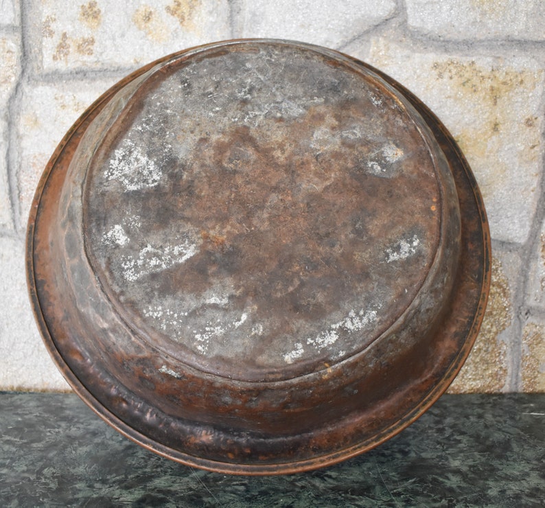 Bañera grande de cobre lavaplatos vintage fregadero de | Etsy