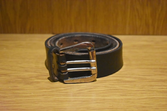 old leather belt