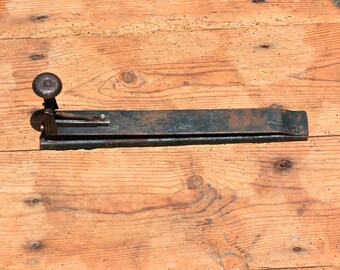 Large Antique Metal Stapler: Rustic Office Decor