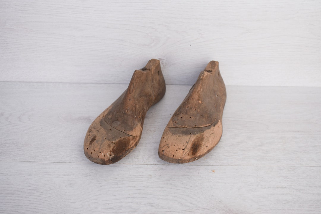 Old Wooden Form for Shoes, Vintage Shoemaker Matrix, Antique Shoe ...