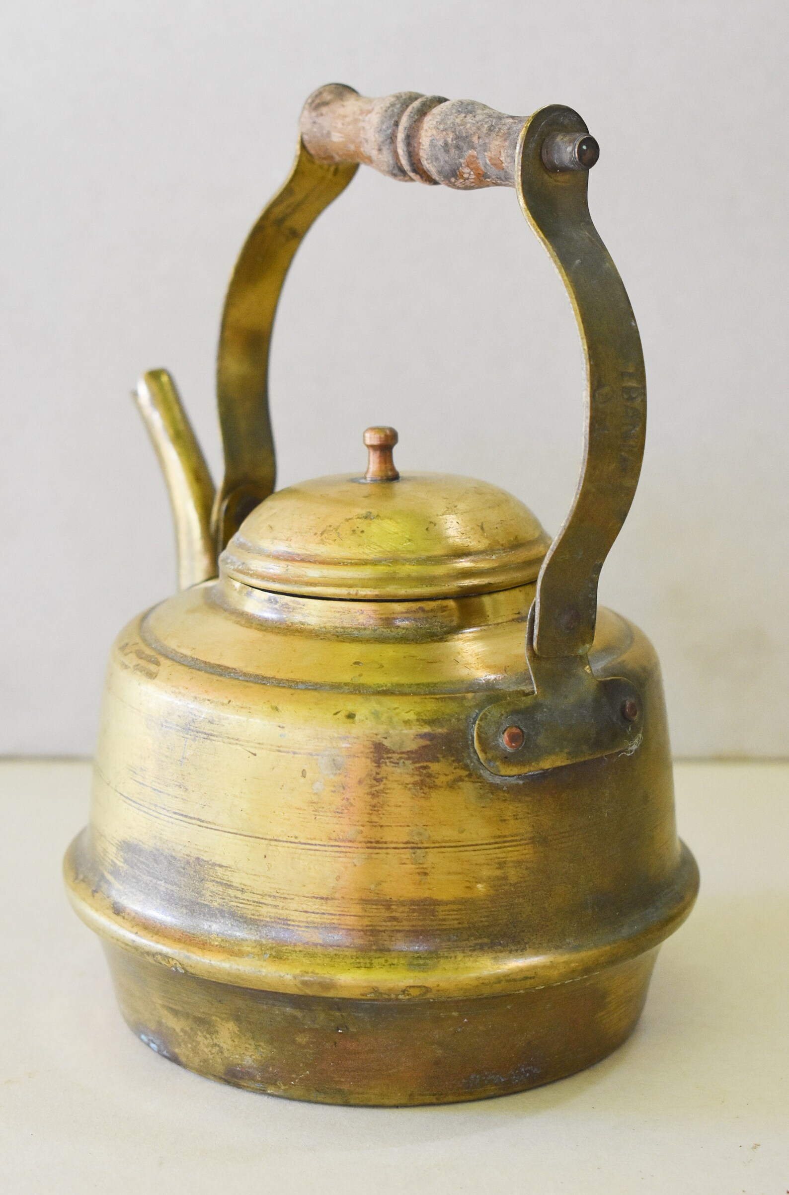 Vintage Small Kettle Vintage Brass Kettle Brass Kettle Etsy