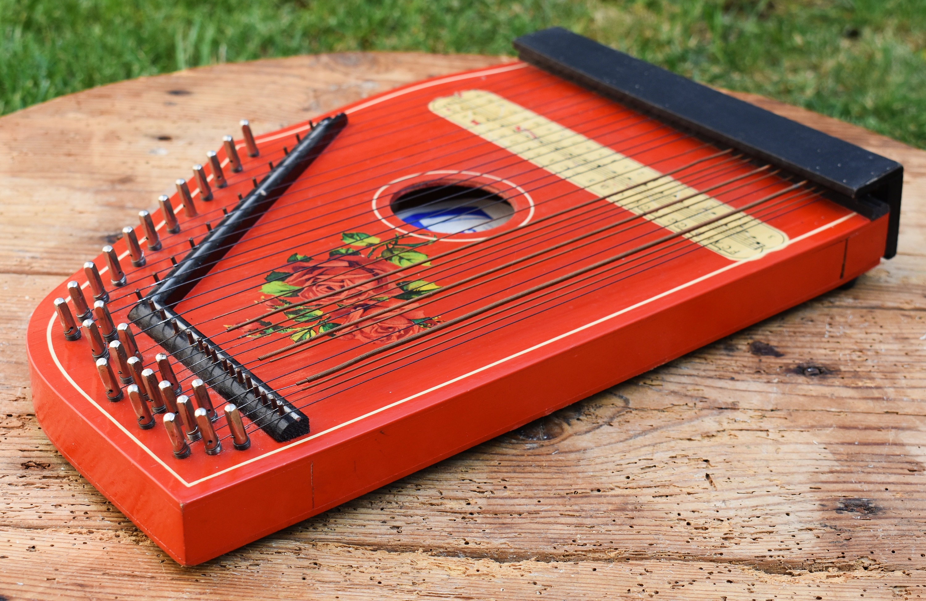 Buy Vintage Zither 27 Strings 2 Strings Missing Vintage Zither