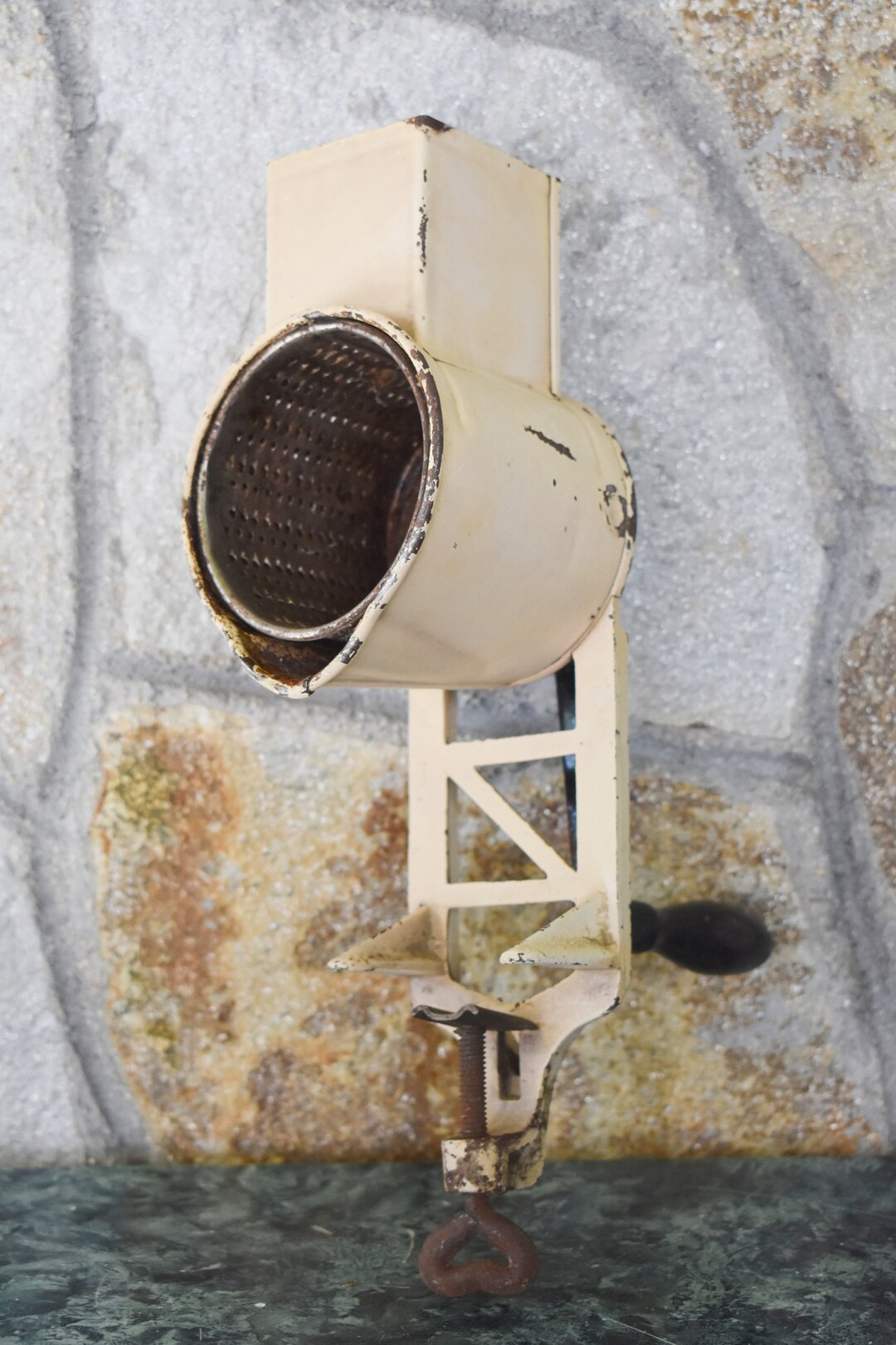 Big Vintage Handmade Walnut Mill, Vintage Walnut Grinder, Old Manual