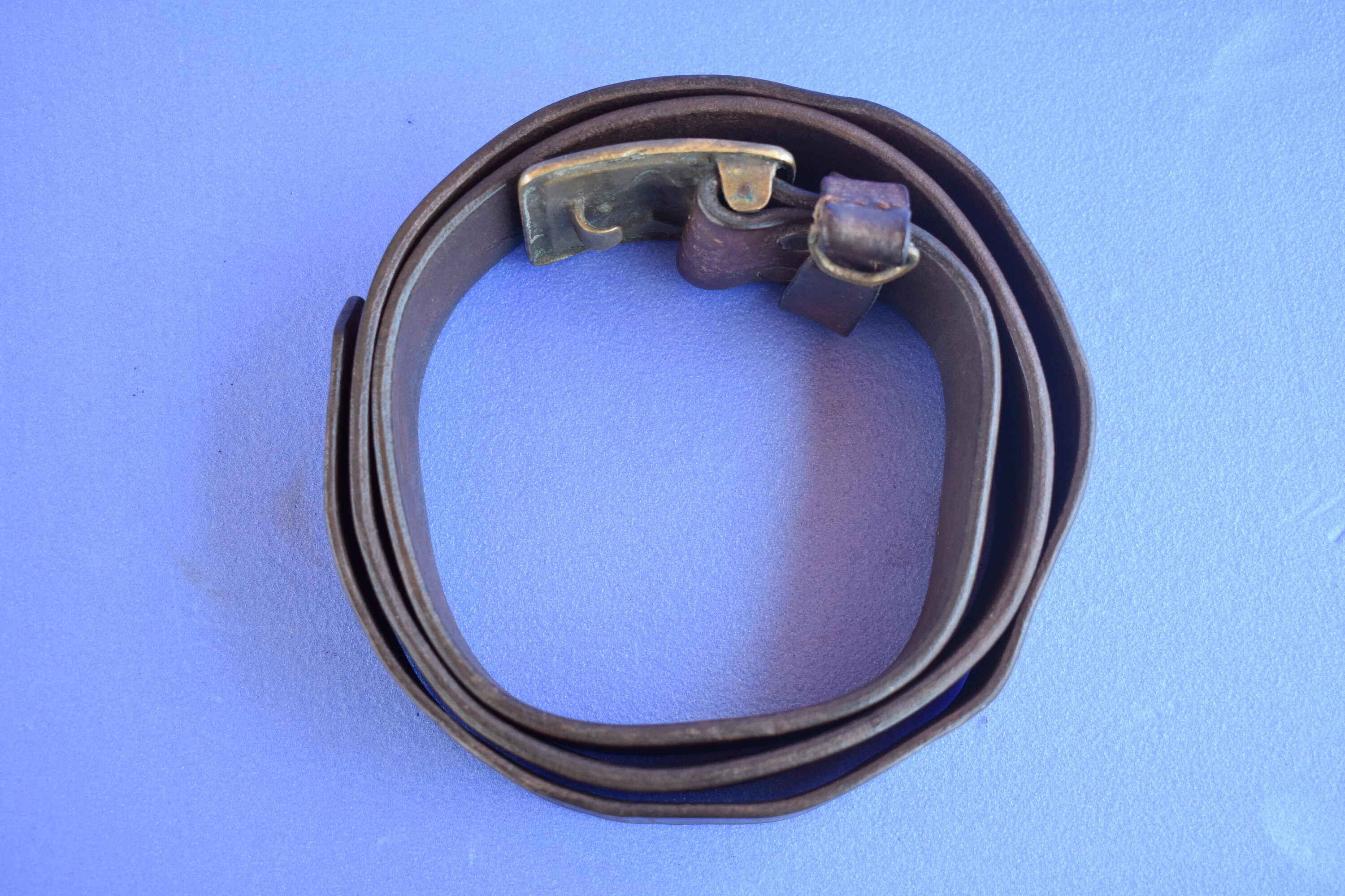 Vintage military belt Retro army belt Vintage leather belt Etsy