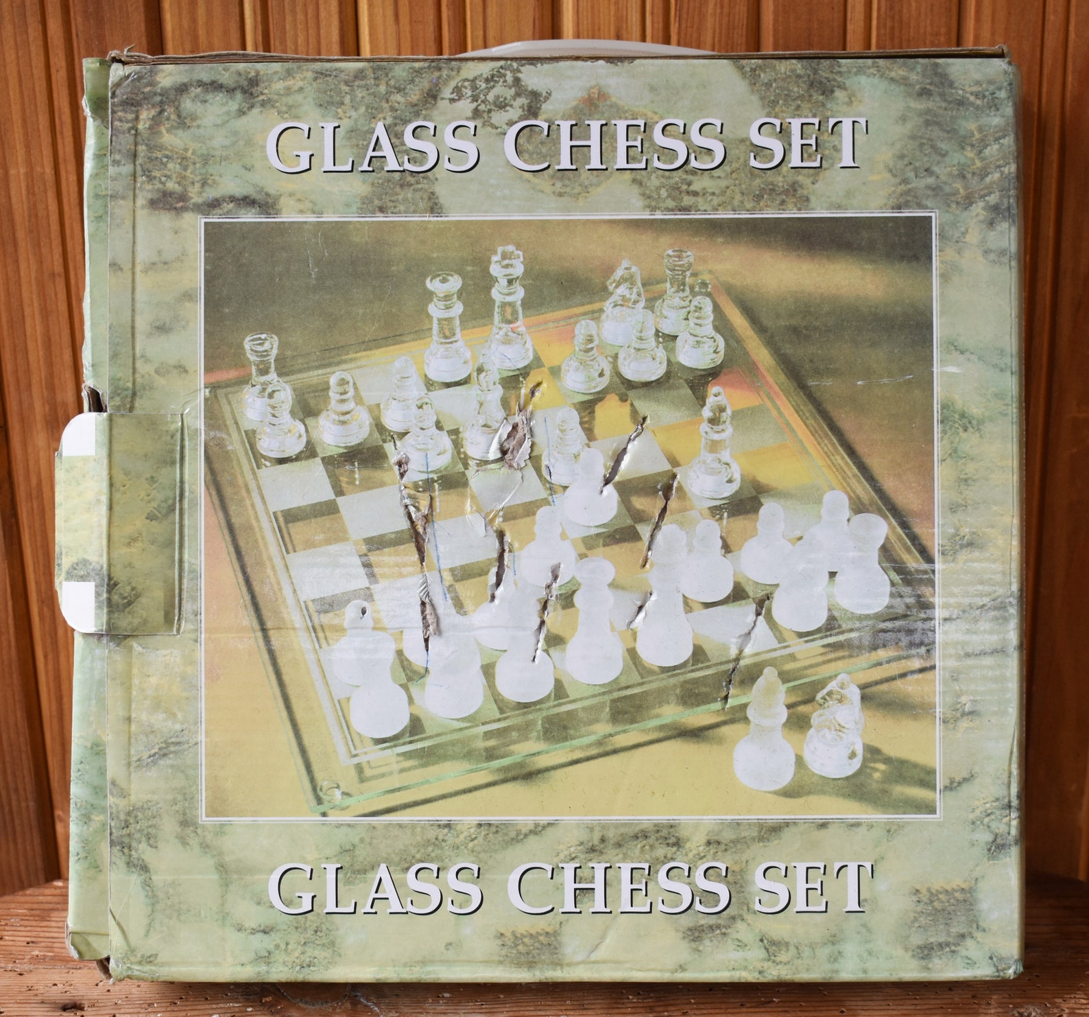 Vintage Glass Chess Collectible Chess Retro Chess Set Table Etsy