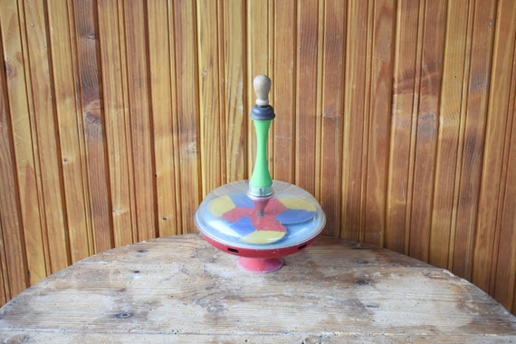 wooden spinning top dimensions