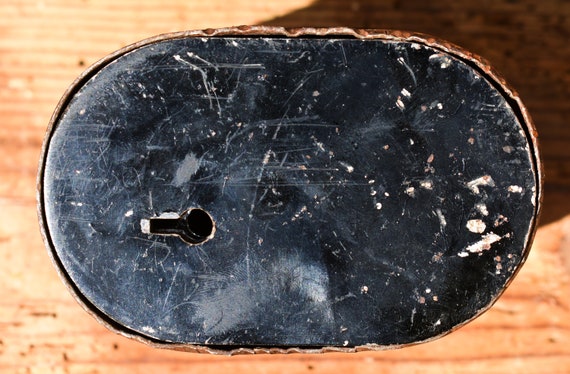 Salvadanaio A Forma Di Gatto Con Lucchetto - Cassaforte Metallica Per Bambini, Grande, Viola - Foto 10