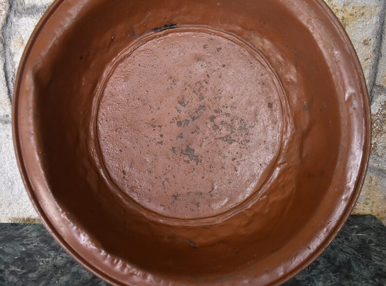 Bañera grande de cobre lavaplatos vintage fregadero de | Etsy