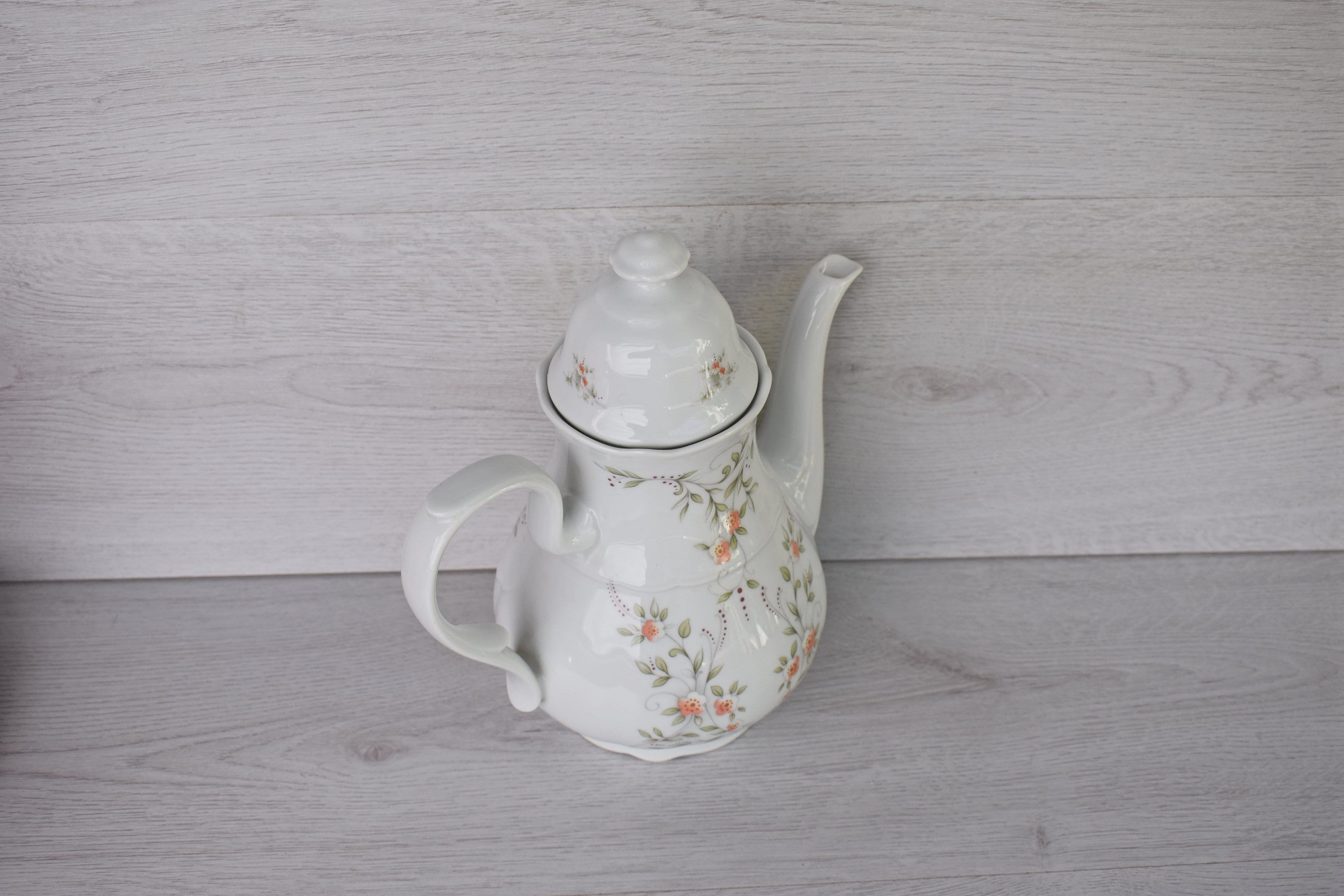 German Teapot Bavarian Porcelain Vintage German Teapot Etsy