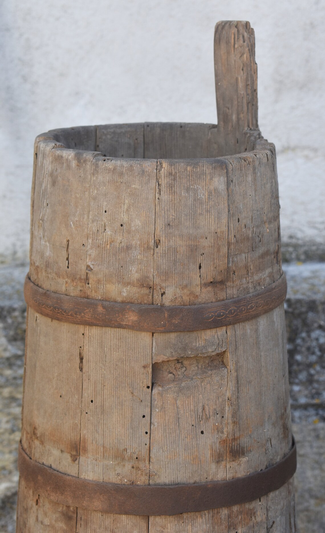 Antique Wooden Vessel Primitive Wooden Vessel for Beating Etsy