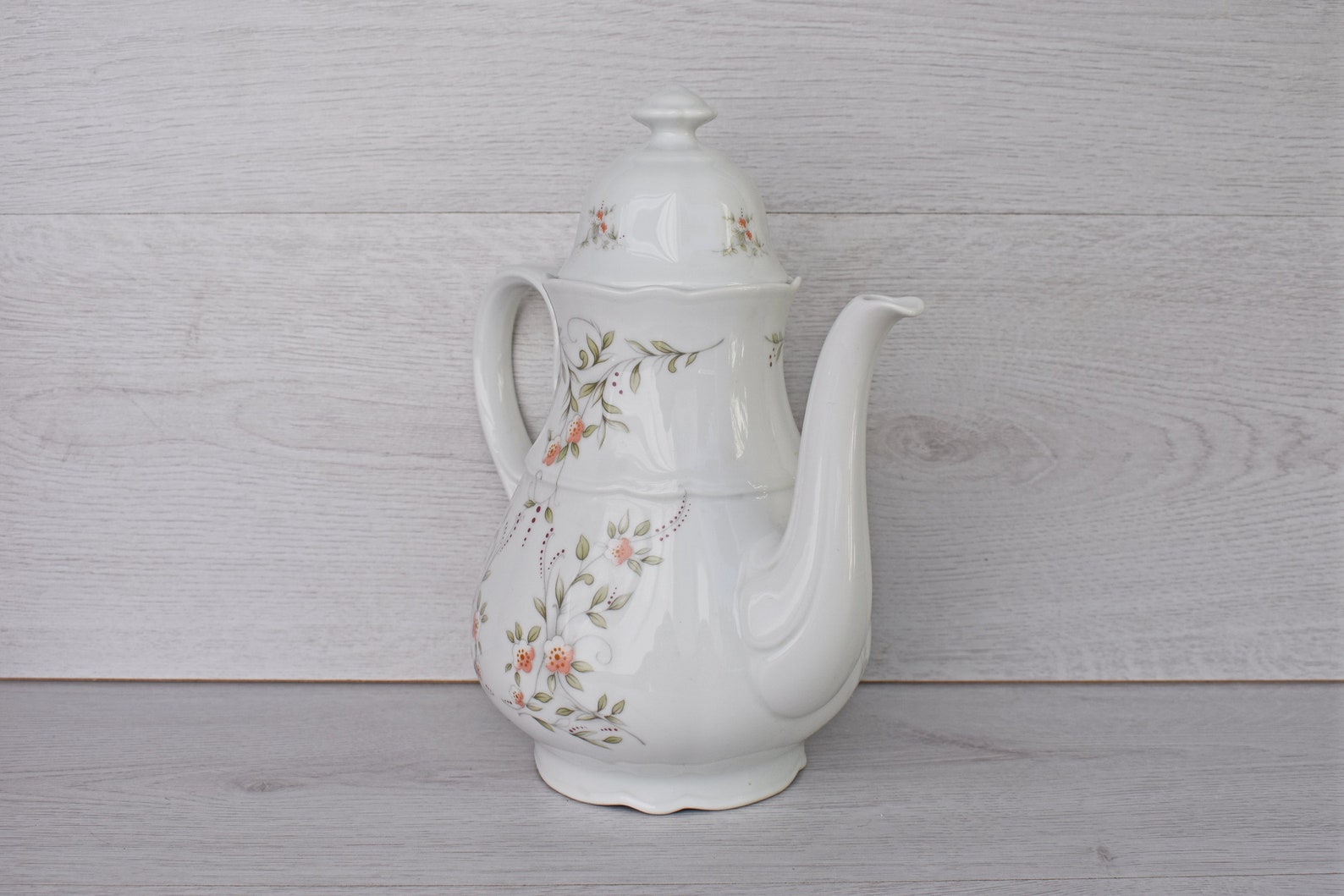 German Teapot Bavarian Porcelain Vintage German Teapot Etsy