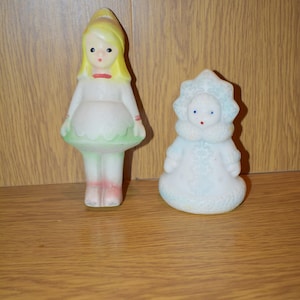 Vintage Rubber Toys, Present for Toddler, Lot of 2 Rubber Toys, Soft Rubber Toys, Rare Rubber Toys, Rubber Toys, Rubber Collector&#39;s Toys