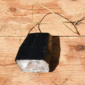 Old bicycle headlight, Vintage bicycle light, Retro dynamo bicycle lamp, Retro bicycle headlight