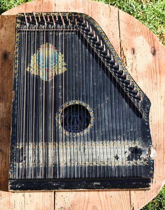 HARPELEIK ZITHER チター ツィター 旧東ドイツ製 アンティーク HARPELEIK ZITHER チター ツィター 旧東ドイツ製 アンティーク