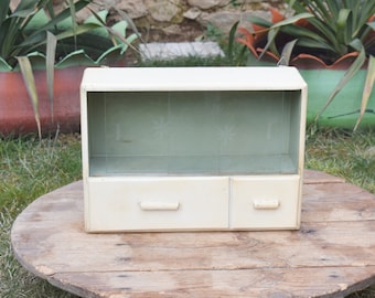 Vintage first aid kit, Wooden Medicine Cabinet, Hanging medical cabinet, Pharmacy cabinet, Wooden medicine cabinet, 1960s Medicine cabinet