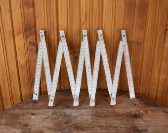 Règle pliante en bois ou en plastique ABS - longueur 1 m ou 2 m - peint